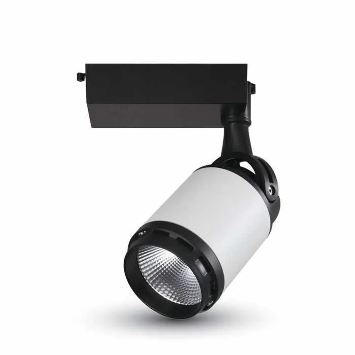Lampa LED COB pe Sina - 35 W - corp alb&negru Alb rece