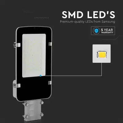 Proiector stradal LED chip Samsung 30W corp gri 6400K 