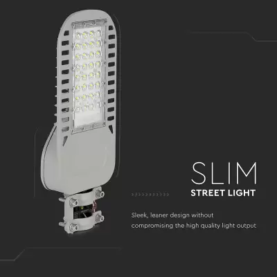 Proiector stradal LED chip Samsung slim 50W 6500K 135lm/w