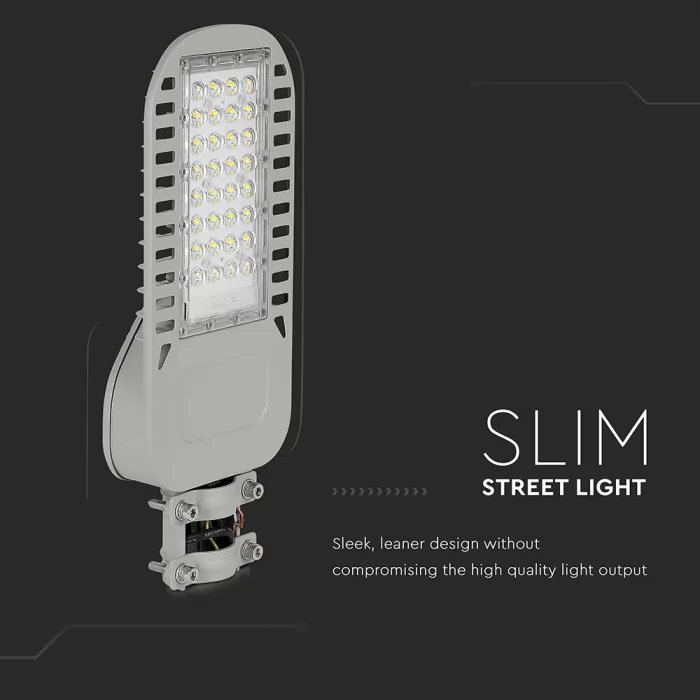 Proiector stradal LED chip Samsung slim 50W 4000K 135lm/w