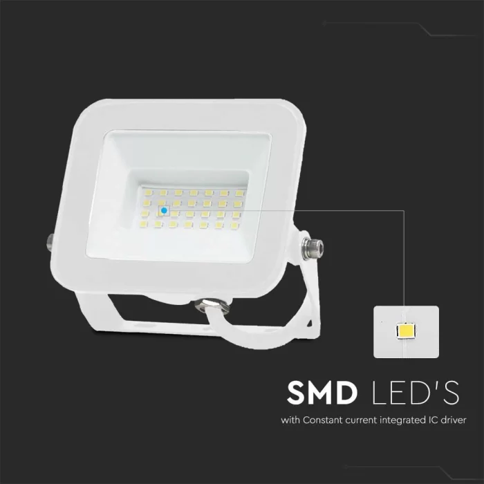Proiector LED 30W corp alb SMD Chip Samsung PRO-S Alb cald