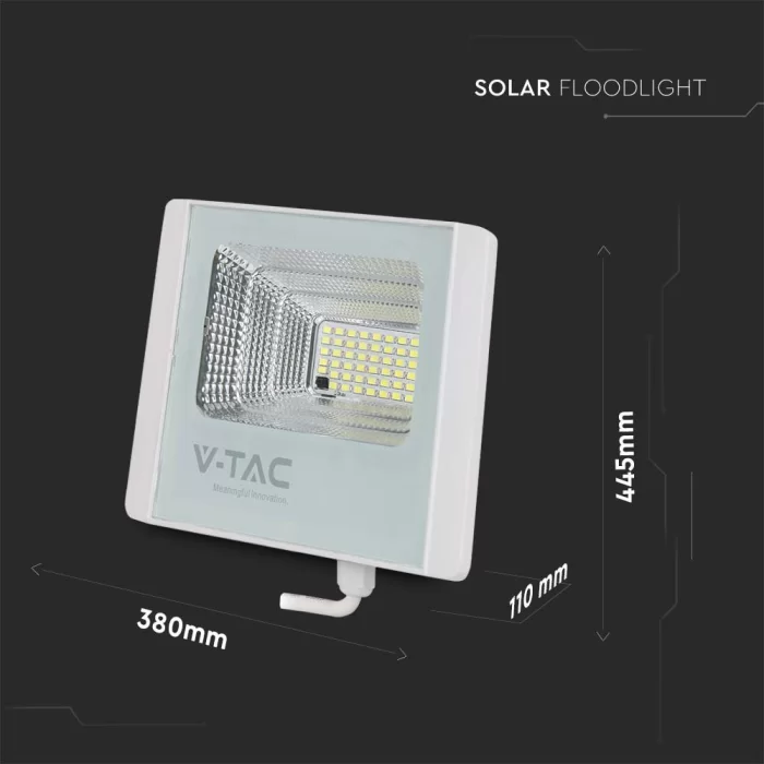 Proiector 50W LED Solar 6400K corp alb
