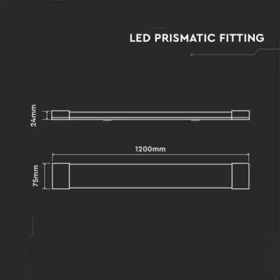 Lampa LED chip Samsung 40W 120cm Alb rece
