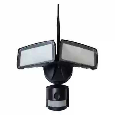 Proiector LED 18W cu senzor camera WIFI corp negru Alb rece
