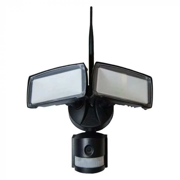 Proiector LED 18W cu senzor camera WIFI corp negru Alb rece