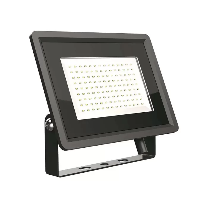 Proiector LED F-Series 100W corp negru Alb cald