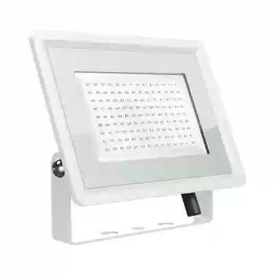 Proiector LED F-Series 100W corp alb Alb rece