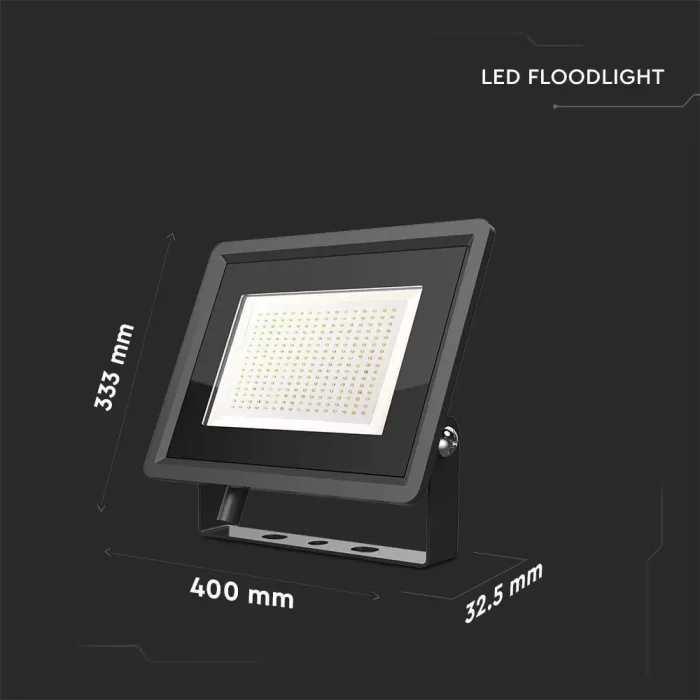 Proiector LED F-Series 200W corp negru Alb rece