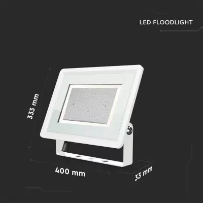 Proiector LED F-Series 200W corp alb Alb natural