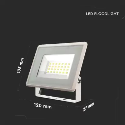 Proiector LED F-Series 20W corp alb Alb cald