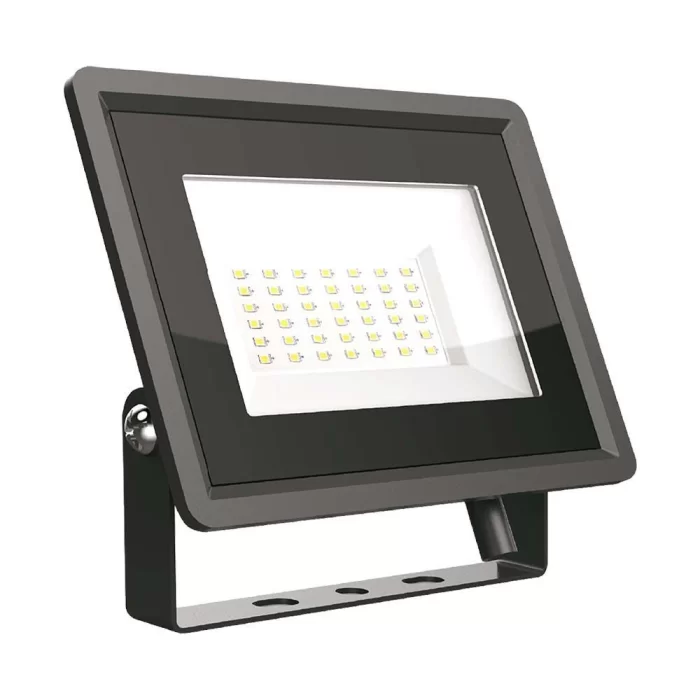 Proiector LED F-Series 50W corp negru Alb cald