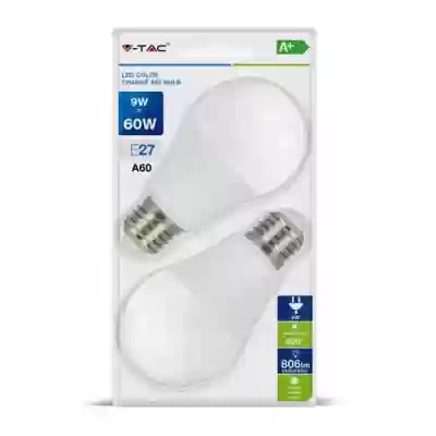 Bec LED 9W E27 A60 termoplastic 3 in 1 - Blister 2 buc