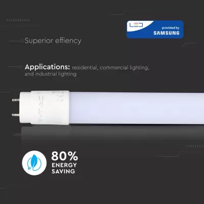 Tub LED chip Samsung T8 24W 150cm Alb rece