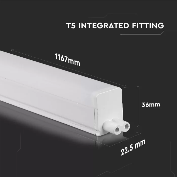 Corp iluminat cu tub LED chip Samsung T5 16W 120cm alb cald