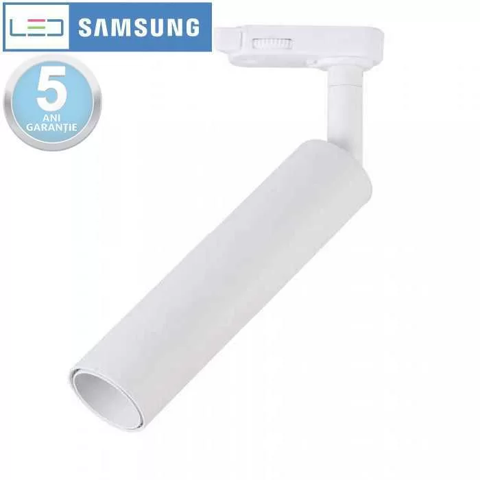 Lampa LED chip Samsung pe Sina - 7 W - corp alb Alb rece