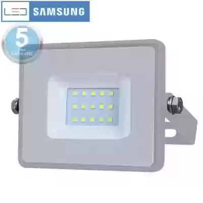 Proiector LED chip Samsung 10W corp gri Alb cald