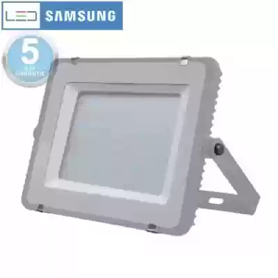 Proiector LED chip Samsung 150W corp gri Alb cald