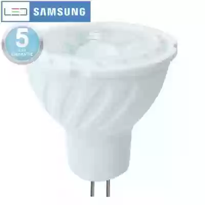 Bec spot LED chip Samsung 6.5W MR16 12V Plastic Alb natural 38°
