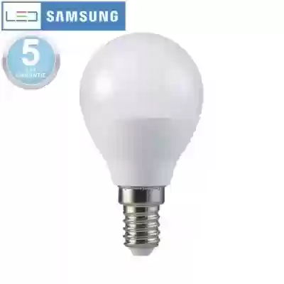 Bec LED chip Samsung 4.5W E14 P45 Alb cald