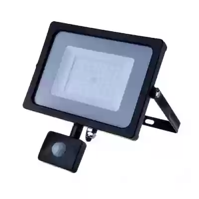 Proiector LED cu senzor chip Samsung 50W corp negru Alb rece