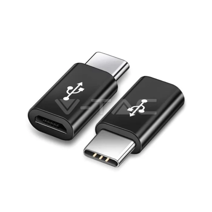 Adaptor micro USB - Type C negru
