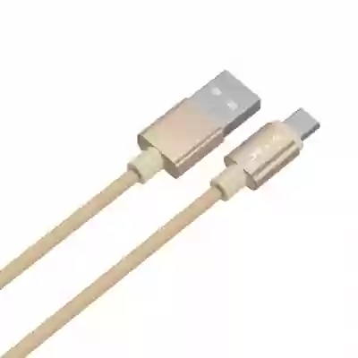Cablu 1 M Micro USB auriu - platinat