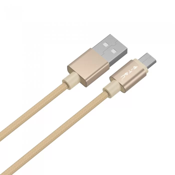Cablu 1 M Micro USB auriu - platinat