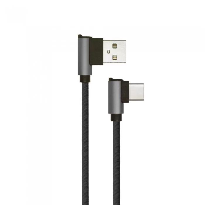 Cablu 1 M type C USB negru - diamant