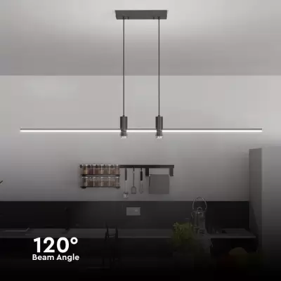 Lampa LED suspendata designer 19W neagra 3000K