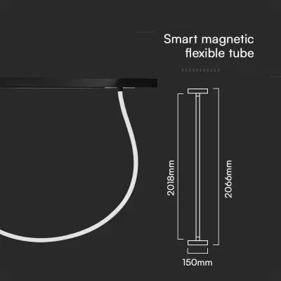 Tub flexibil LED Smart magnetic pe sina 23W 2m CCT