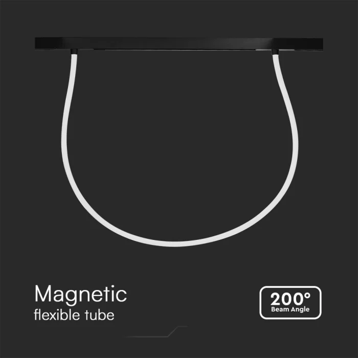Tub flexibil LED magnetic pe sina 23W 2m 3000K