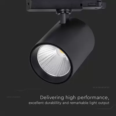 Lampa LED COB pe Sina - 35 W - corp negru 4000K