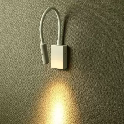 Veioza LED 3W aplicata pentru hotel alba, Alb cald 