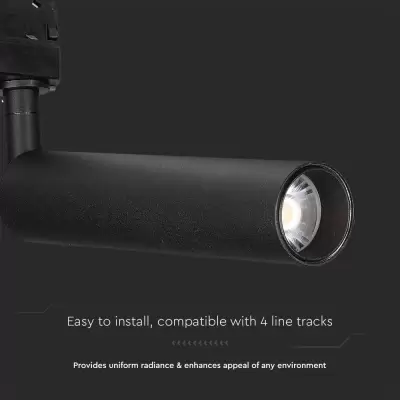 Lampa LED chip Samsung pe Sina - 7 W - corp negru Alb rece