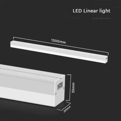 Lampa LED liniara 40W corp alb 6500K