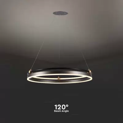 Pendant LED designer 30W inel cafeniu 3000K