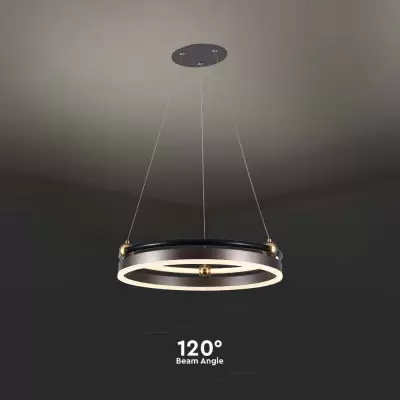 Pendant LED designer 20W inel cafeniu 3000K