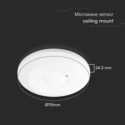 Senzor miscare microunde 360° 1000W