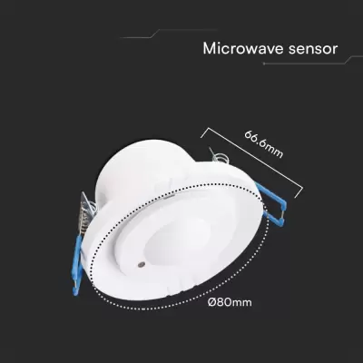 Senzor miscare microunde alb 360°