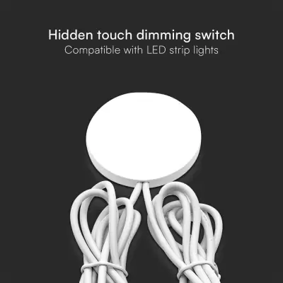 Dimmer tactil ascuns pentru banda LED alb