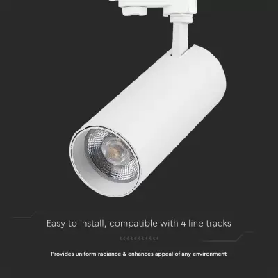 Lampa LED COB pe Sina - 40 W - corp alb 3in1