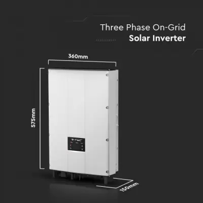 Invertor Solar On Grid 8KW, Trifazat, 5 ani Garanție IP65 TVA 9%