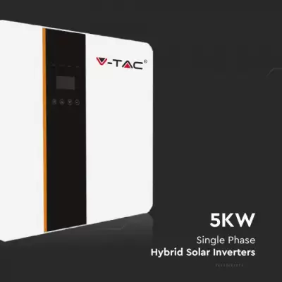 Invertor Solar Hibrid On/Off Grid 5KW, Monofazat, modul WIFI si CT incluse, 5 ani Garantie IP65 TVA 9%