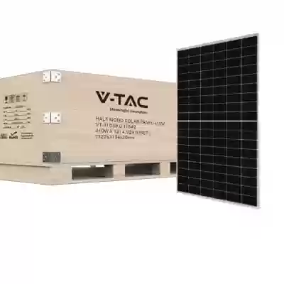 Set 4.92Kw panouri fotovoltaice (12BUC), 410W, Half Cell, monocristalin 30mm TVA 9%