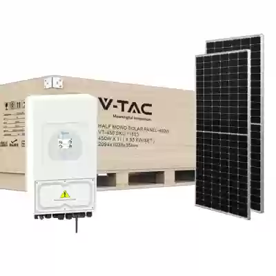 Kit 5W panouri fotovoltaice 450W, invertor hibrid Deye TVA 9%