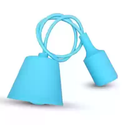 Cablaj lampa cu holder E27 Bleu